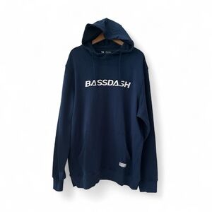 NEW Bassdash Navy Blue Hooded Sweater sz XL